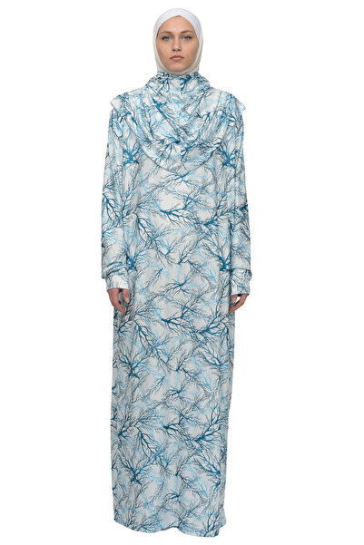 Altobeh Practical One-Piece Tree Patterned Sleeves and Removable Headscarf Ly...