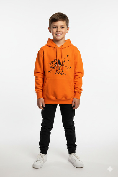 BOBBY JR KİDSWEAR Scris în față și în spate cu imprimeu „Look Mom I Can Fly” ...