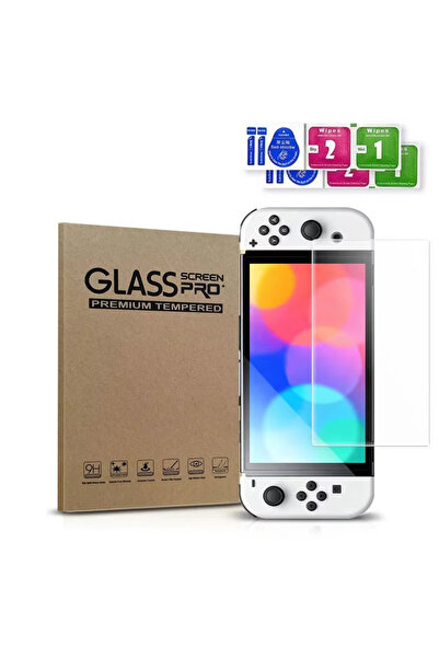 Choice6 عبوة واحدة من واقي شاشة زجاجي مقوى لجهاز سويتش OLED (قطعة واحدة/قطعتا...