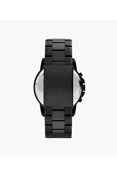 Fossil Grant Black Dial & Stainless Steel Chronograph Men's Watch FS4832