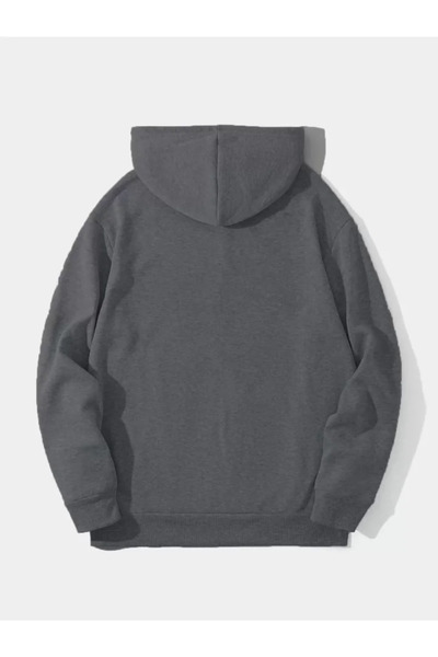 Kanonik Education Hanorac simplu cu glugă pentru bărbați - afumat