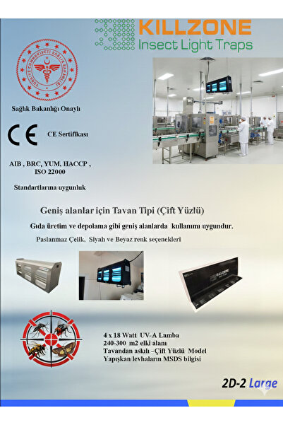 Killzone 2d-2 Large Dkp Sinek Tutucu Efk Cihazı - Siyah