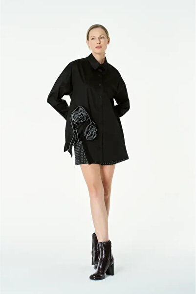 BİZE Mimoza Gömlek - Siyah