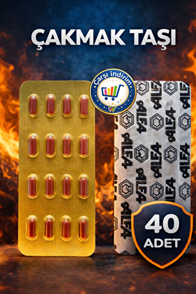 nistabolje 40 Adet Çakmak Taşı Kaliteli Standart Ekonomik Çakmak taşı