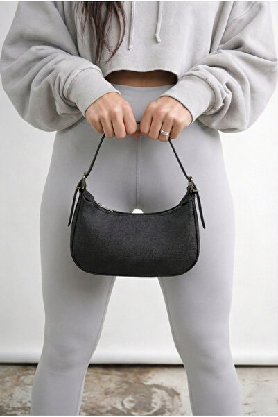 REVENKO Γυναικεία τσάντα ώμου Pera Baguette Daily Μαύρη