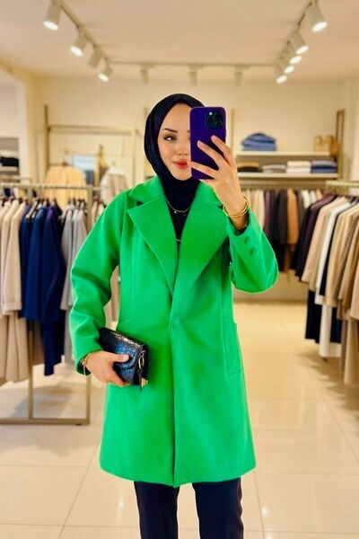 TANISA Lunar Short Cashmere Coat Tns-4342