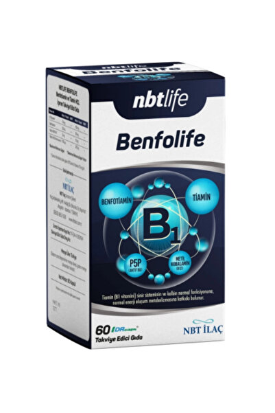 Nbt İlaç Nbt Life Benfolife 60 Kapsül