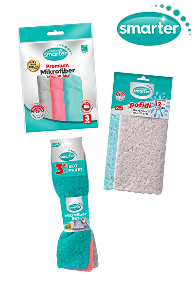 SMARTER مجموعة قماش التنظيف المميزة