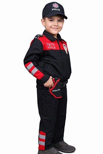 SINGLE SWORD Yunus Children's Police Set (With Belt & Pistol Cover)