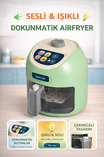 YILDIRIM OYUNCAK Dokunmatik Oyuncak Fritöz - Oyuncak Airfryer