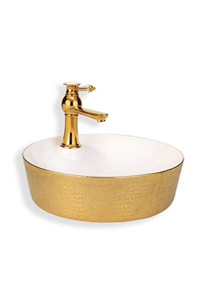 LENA E-5001A Tezgah Üstü Porselen Lavabo