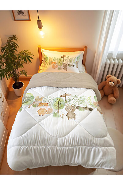 Evmila Σετ παπλωματοθήκης και ύπνου με μοτίβο χαριτωμένης αλεπούς και ελαφιού...