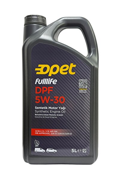 opet - Fulllife Dpf 5w30 5 Litre Motor Yağı (ACEA: C2/C3-GM DEXOS 2- MB 229.5...