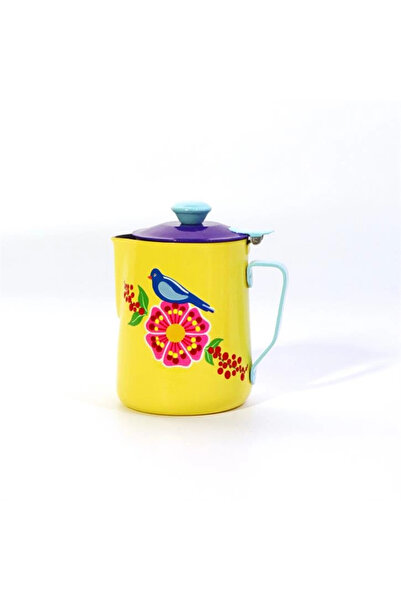 DEDEMİN EMAYELERİ SARI KAHVE DEMLİĞİ