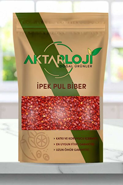 aktarloji 1 Kg Kırmızı İpek Pul Biber / Has Yaprak / İpek 1. Kalite - Katkısı...
