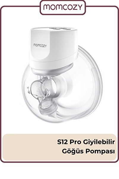 Momcozy S12 Pro elektrikli göğüs pompası, Rahat Çift Sızdırmaz Flanş