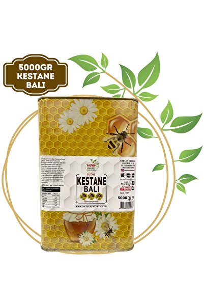 Baştan Yöresel 5kg Teneke Tekke Köyü Kestane Balı