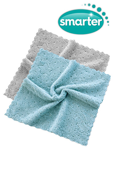 SMARTER 2 قطعة قماش منشفة من الألياف الدقيقة Pofidi