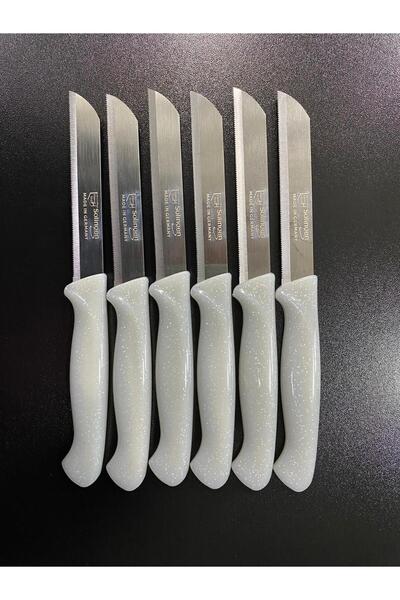 Solingen Meyve Bıçağı 6'lı Simli Gri