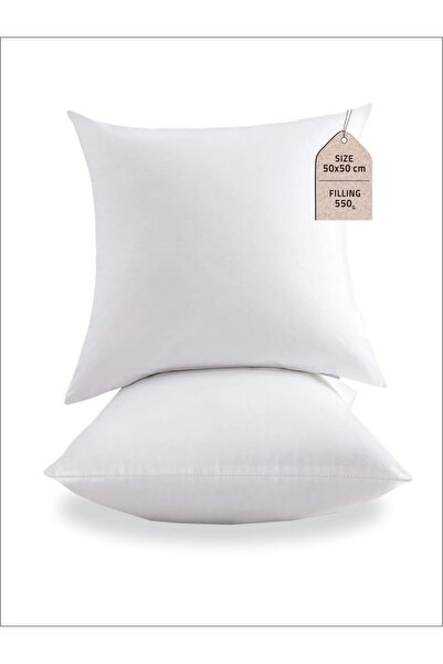 Donetella Cushion Insert 2-Pieces 50x50 cm – Soft Brushed Microfiber Throw Pi...