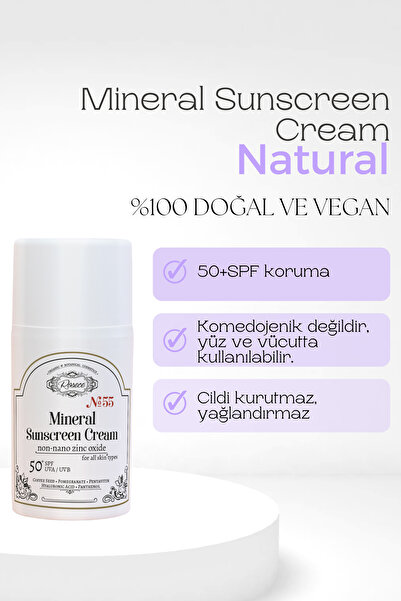 Rosece Mineral Güneş Kremi |Mineral Filtreli | Çocuklar Dahil Tüm Ciltler İçi...
