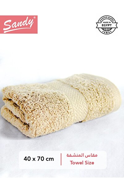 Sandy 100% Egyptian Cotton Hand Towel (40x70 cm) 600 GSM Soft Quick Drying & ...