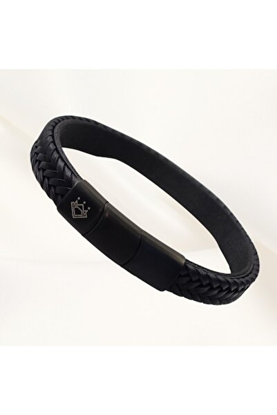 Joliesse Diamonds Bratara barbati, Joliesse Diamonds, Night Dominance, piele ...