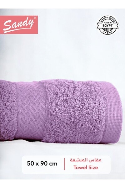 Sandy 100% Egyptian Cotton Hair Towel (50x90 cm) 600 GSM Soft Quick Drying & ...