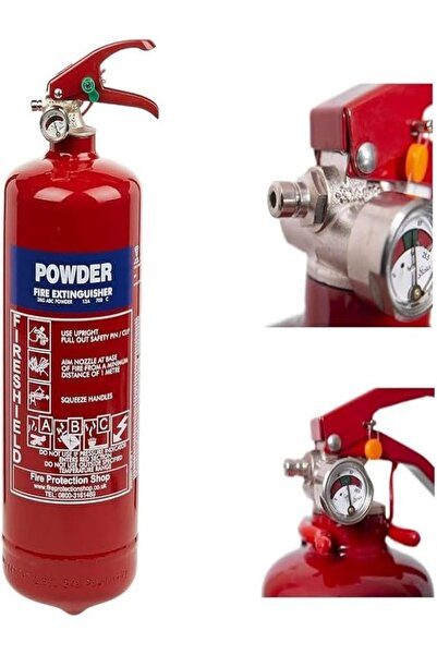 Generic 1 KG DCP Extinguisher - Dry Powder - UAE Civil Defence Approved - For...