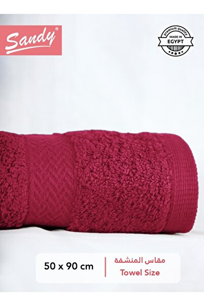 Sandy 100% Egyptian Cotton Hair Towel (50x90 cm) 600 GSM Soft Quick Drying & ...