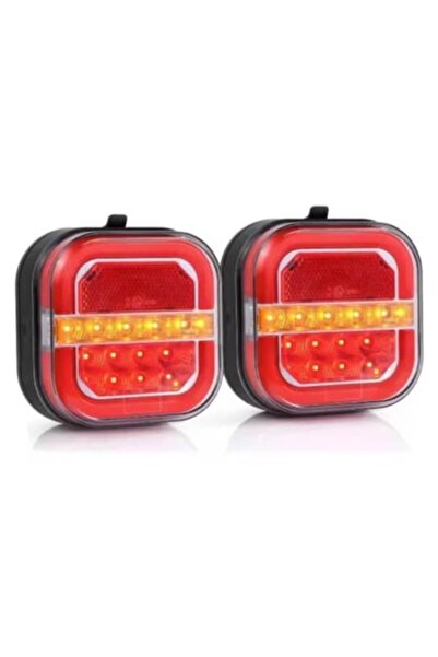 INELAG Set de 2 stopuri spate cu LED, universale pentru remorcă, camion și ut...