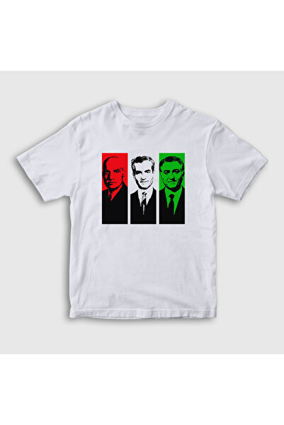 Presmono Unisex copii alb Pahlavi Kings Of Iran Iran T tricou 593821tt