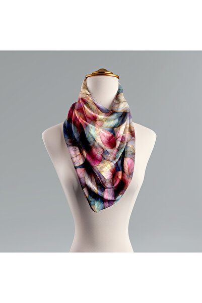 Şen Dekorasyon Şd Scarf Colorful Leaves Scarf