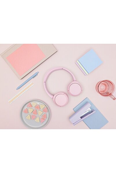 Sony Casti On-Ear WH-CH520P, Wireless, Bluetooth, Roz