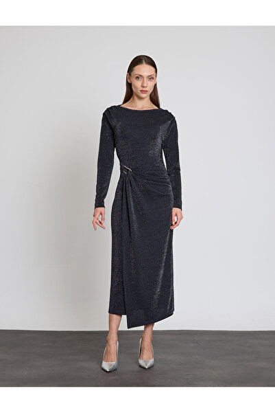 BGN workshop Long Dress with Metal Accessories and Ice Cream Design