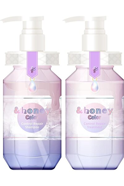 &Honey Color Control Repair Shampoo Hair Treatment Pair Set (Mugget Honey Sce...