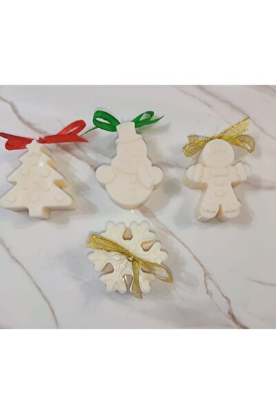 Lumanarela Set de 4 lumânări artizanale de Crăciun