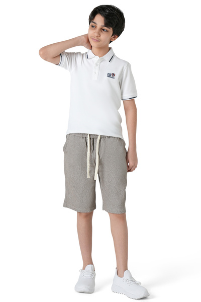 SilverStone Comfortable everyday boys' shorts with an elasticated polka dot w...