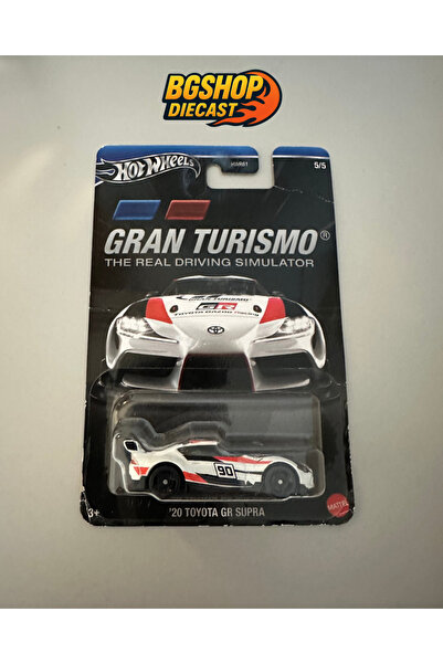HOT WHEELS Gran Turismo 20 Toyota GR SUPRA (Kartonette Ufak Hasarlar ve Damar...