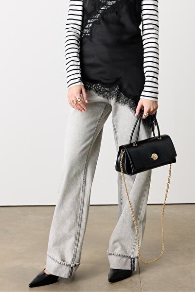 Stradivarius Çift saplı şehir postacı çantası