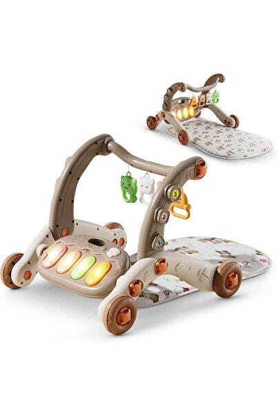 BAYBEE 3 in 1 Convertable Baby Activity Walker for Baby with Removable Playgy...