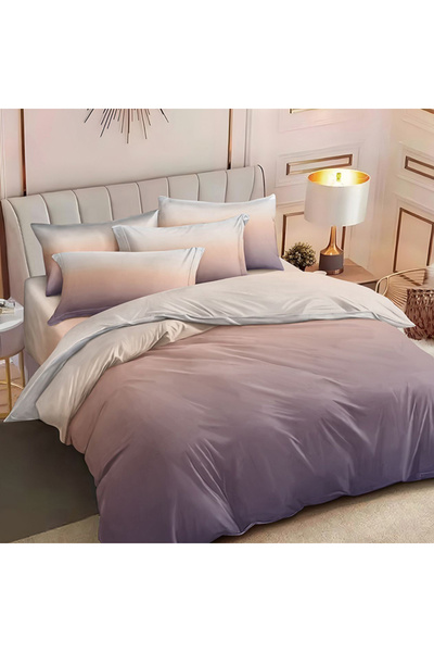 OEM Lenjerie de pat pentru pat dublu 2 persoane, 6 piese, Finet, DREAM-1158