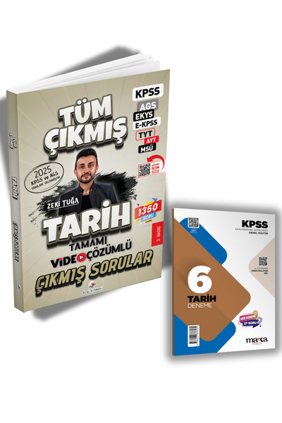 Dizgi Kitap 2026 KPSS MEB-AGS EKYS EKPSS TYT AYT MSÜ Tarih Çıkmış Sorular Çöz...