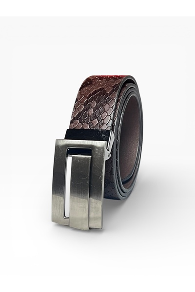 G-Atlantic Men’s 35mm Genuine Leather Formal Belt – Textured Finish, Premium ...