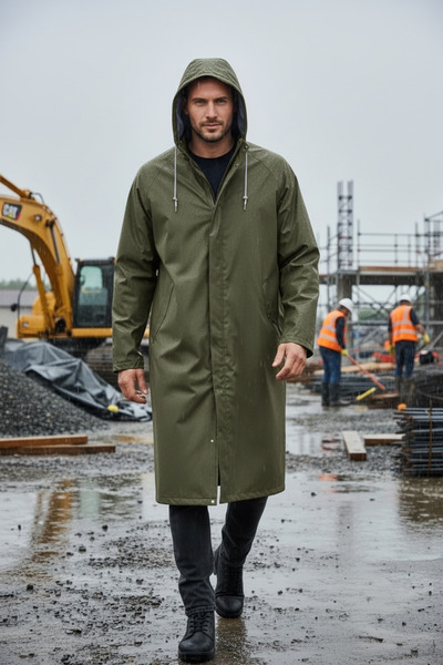 canan erman dolunay iş güvenliği ekipmanları Raincoat Top Coat
