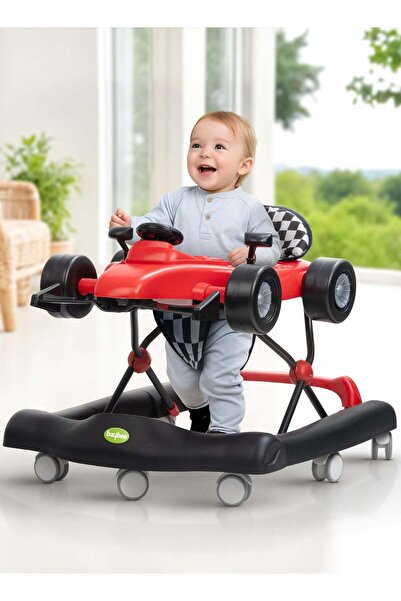 BAYBEE مشاية أطفال F1 للأطفال من عمر 6 إلى 18 شهرًا، مشاية دفع للأطفال مع 3 م...