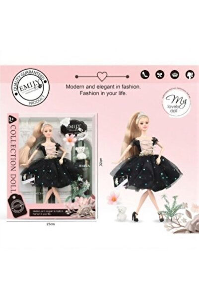 OEM Emily Doll with Elegant Dress and Teddy Bear