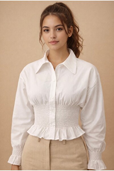 SHEBARA Gi̇peli̇ White Shirt