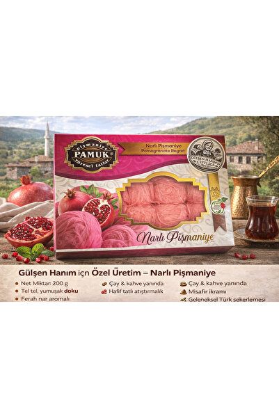 Gülşen Hanım'ın Çiftliği Narlı Pişmaniye – 200 Gram
