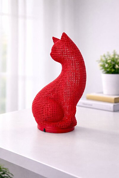 Exyrio Kedi Figürlü Dekoratif Gece Lambası – Sıcak Işık | Modern & Şık Tasarım